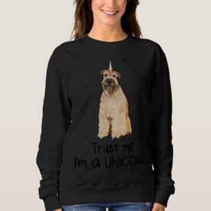 Weich beschichtete Wheaten Terrier Vertrauen Sie m Sweatshirt