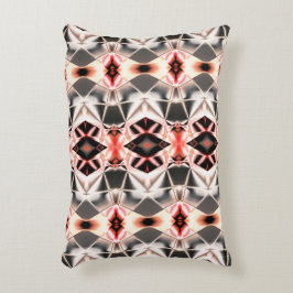 Weich bis dunkel rapport, rötlicher Lachs bis grau Dekokissen