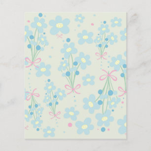 Weich Blau & Rosa Harmonie Flyer