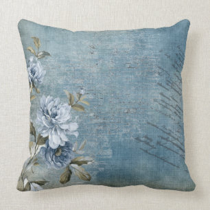 Weich Blau und Rose Kissen
