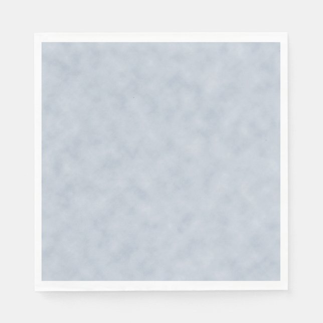 Weich blauer Pergament-Look Serviette (Vorderseite)