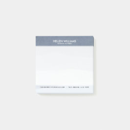 Weich blaugraue Abstrakte Landschaft Post-it Klebezettel