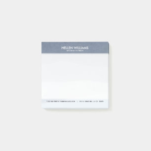 Weich blaugraue Abstrakte Landschaft Post-it Klebezettel