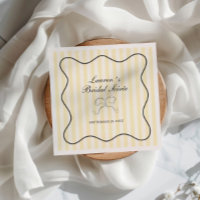 Weich gelbe Streifen Bridal Soirée