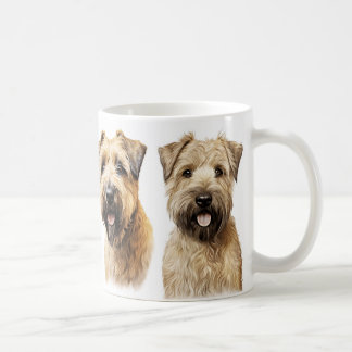 Weich gestrichene Wheaten Terrier liebt die Tasse