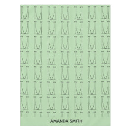 Weich grüne, Personalisierte Kokospalmen der Silho Tischdecke