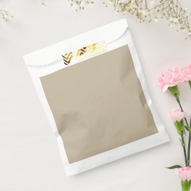 Weich hellbeige Hintergrund - Hochzeitsdesign Geschenktütchen (Versiegelt)