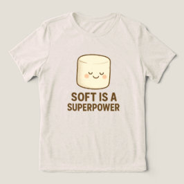 Weich ist eine Superkraft Tri-Blend Shirt
