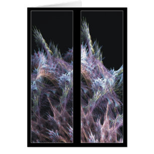 Weich korallenrote Lesezeichen-Karte