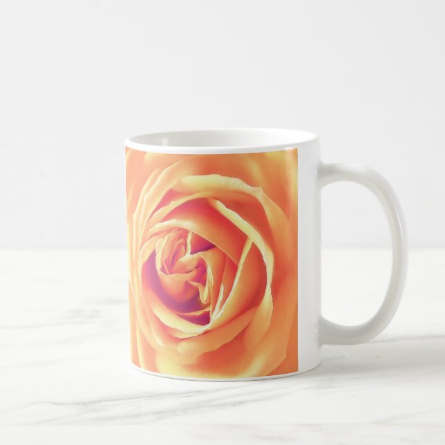Weich orange Rose Kaffeetasse (Rechts)