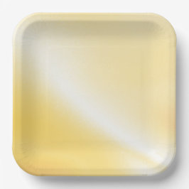 Weich orangefarbene Papierplatte Pappteller