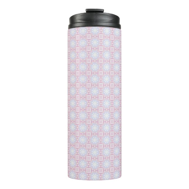 Weich Pastel geometrisch thermische Tumbler Thermosbecher (Vorderseite)