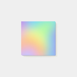 Weich Pastel Rainbow Gradient Postit Notes Post-it Klebezettel