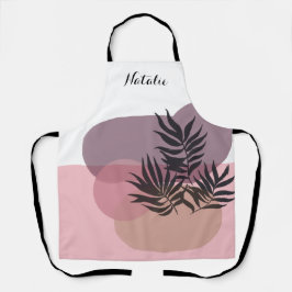 Weich Pastell Abstrakt Pink Tropische Schürze