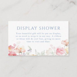 Weich Pastell Bloom Brautparty Begleitkarte