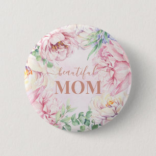 Weich Pastell floral   Beautiful Mama Button Abzei