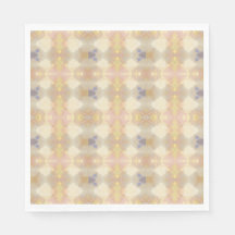 Weich Pastell Kaleidoskop Papier Napkins