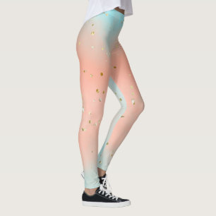 Weich pastellfarbene Leggings