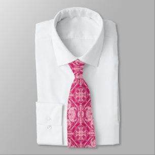 Weich rosa Abstraktes Mandala-Muster Krawatte