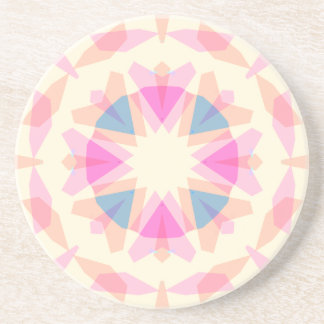 Weich rosa blaue Magic Star Pastellfarben Dekorati Getränkeuntersetzer