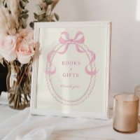 Weich rosa Handgezeichnete Rahmen Bücher mit Rahme