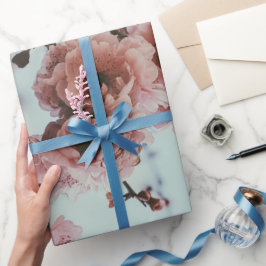 Weich rosa Kirschblossom Wrapping Paper Geschenkpapier