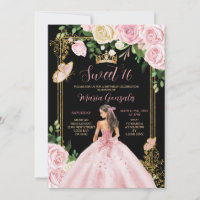 Weich rosa Kronprinzessin Girl 16 . Geburtstag