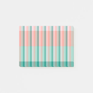 Weich rosa Pfirsich Bernstein Yucca und Arbor Gree Post-it Klebezettel