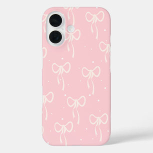 Weich rosa Ribbon ästhetisch - Niedlich & weiblich iPhone 16 Hülle