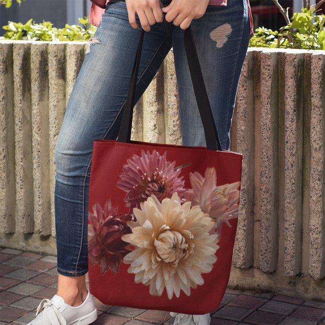 Weich rosa Strohblumen auf Maroon für Mama oder ir (
)