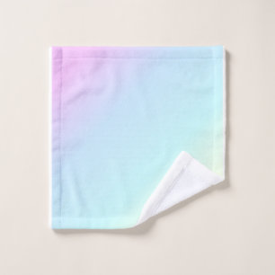 Weich rosa und blau glänzen badhandtuch set