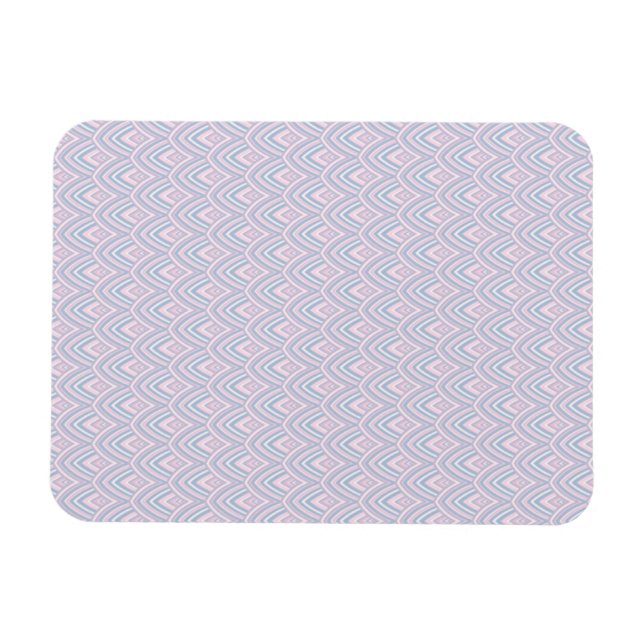 Weich rosa und blaue Skalpellen Magnet (Horizontal)