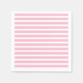 Weich rosa und weiße Streifen Serviette