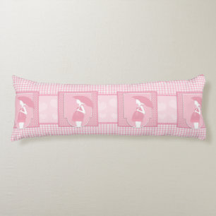 Weich rosa Weiße Schwangere mit Schirm Seitenschläferkissen