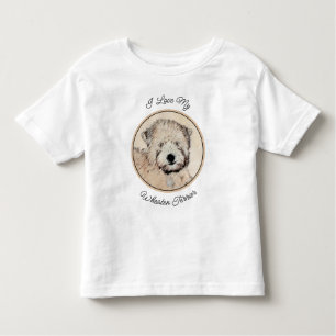 Weich überzogene Drahtgitter Terrier Malerei Origi Kleinkind T-shirt