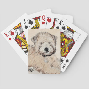 Weich überzogene Drahtgitter Terrier Malerei Origi Spielkarten