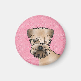 Weich überzogene, mit dem Rad bedeckte Köpfe auf r Magnet