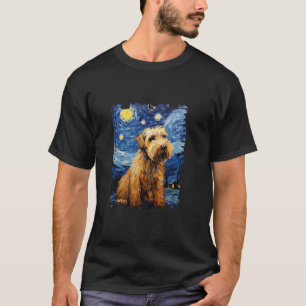 Weich überzogene Wheaten Terrier Hund Starry Night T-Shirt