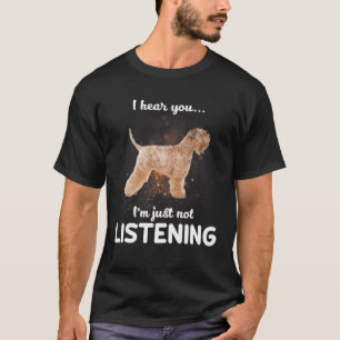 Weich überzogene Wheaten Terrier Ich höre Sie nich T-Shirt
