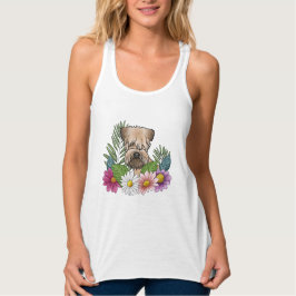 Weich überzogene Wildblumen Tank Top