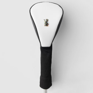 Weich überzogener Hund mit Terrier, der Electric G Golf Headcover