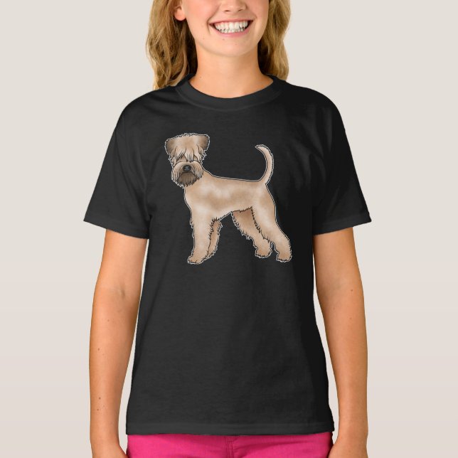Weich überzogener Riese Adorable Niedlich Dog T-Shirt (Vorderseite)