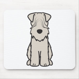 Weich überzogener Wheaten Terrier-HundeCartoon Mousepad