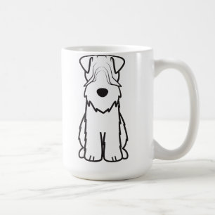 Weich überzogener Wheaten Terrier-HundeCartoon Tasse