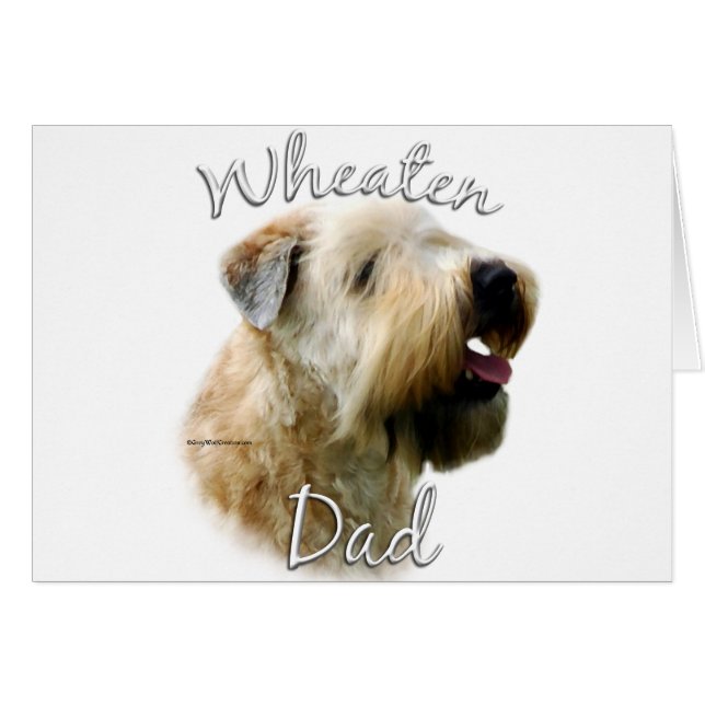 Weich überzogener Wheaten Terrier Vater 2 (Vorderseite (Horizontal))