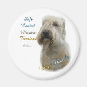 Weich überzogenes Wheaten Terrier Best F... - Magn Magnet