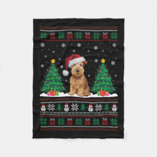 Weich überzogenes Wheaten Terrier Dog Xmas Tree Li Fleecedecke