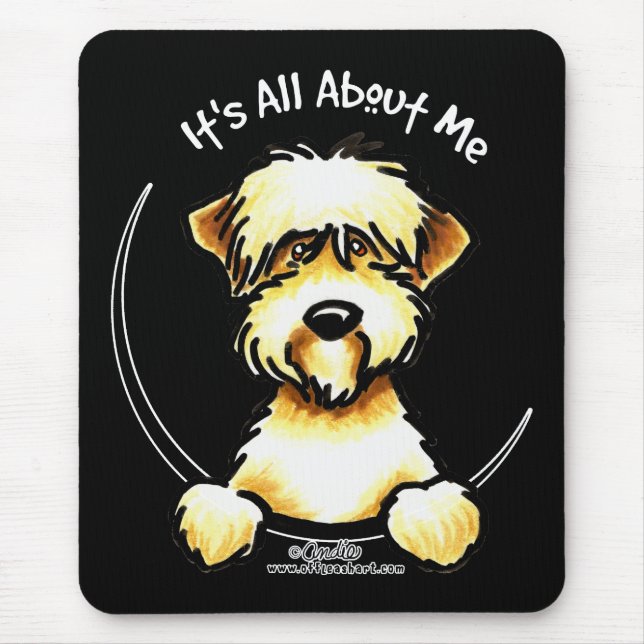 Weich überzogenes Wheaten Terrier IAAM Mousepad (Vorne)