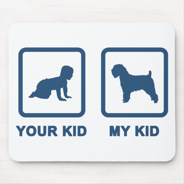 Weich überzogenes Wheaten Terrier Mousepad (Vorne)