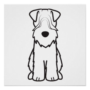 Weich überzogenes Wheaten Terrier Poster
